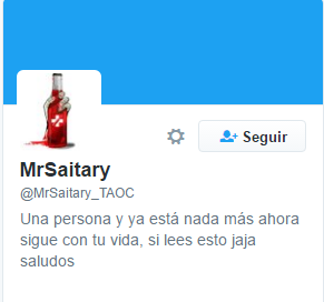 TWITTER- JUGADOR OFICIAL MrSaitary